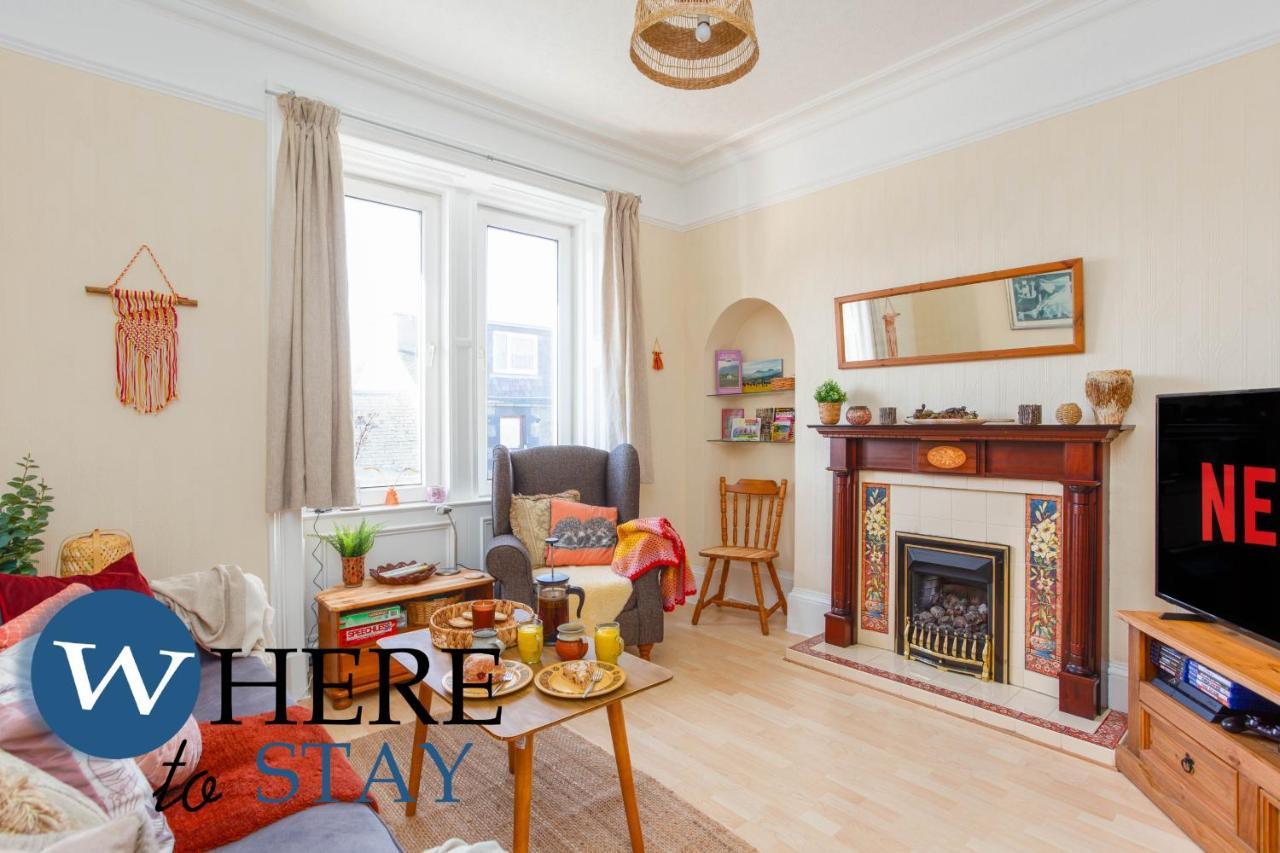 Bright 2Bed Apartment In Galashiels City Centre Exterior foto